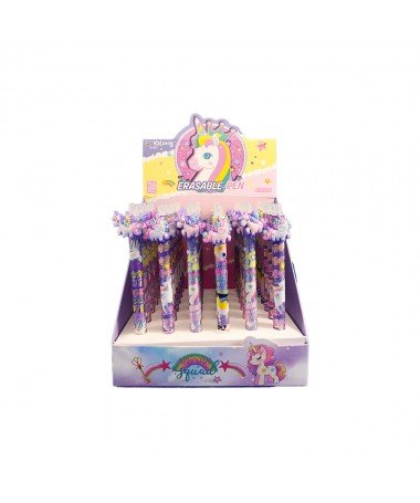 STYLO FANTAISIE UNICORNE EFFACABLE REF YL242630 1 boligrafo ejecutivo i gel caja por unidades radius