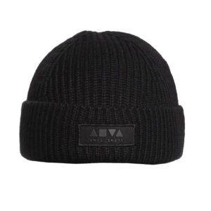 bonnet noir anta skate maille unisexe style urbain
