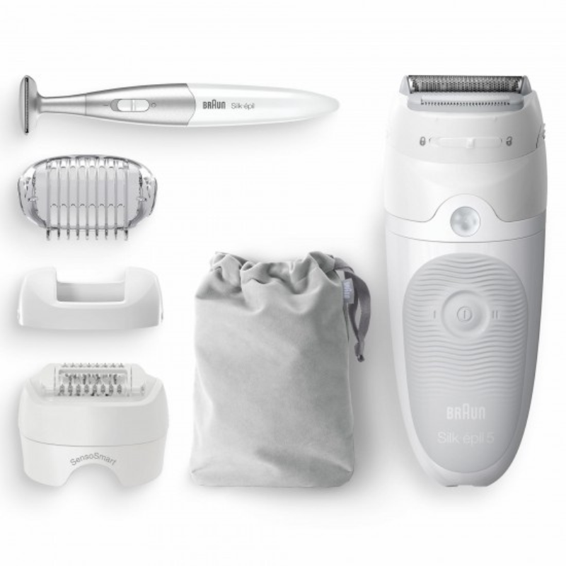 Épilateur Braun Silk Epil 5 -Blanc (SES5-805) 1 braun epilateur silke pil ref ses