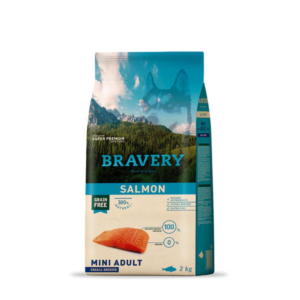 bravery dog adulte mini saumon kg