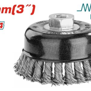 brosse torsadee metallique mm m tac pour meuleuse