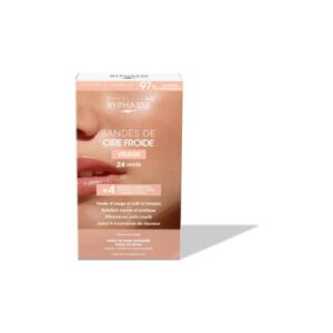 byphasse bandes de cire froide visage zones delicates pieces