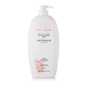 byphasse caresse lait de douche rose musquee l