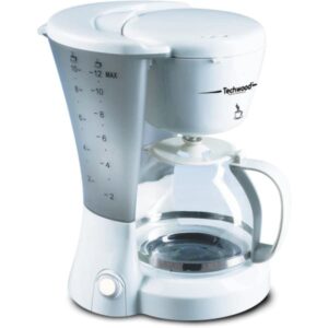 cafetiere electrique techwood w tasses blanc tca