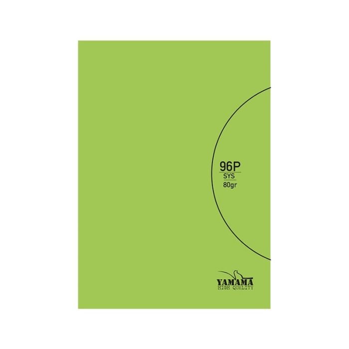 CAHIER 24 YAMAMA BMV 96P 80G CP PASTEL 1 cahier piqure yamama pages sys bmv xcm gr pastel