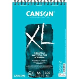 canson xl aquarelle album reliure a anneaux metalliques a feuilles beaux arts