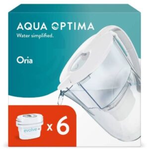 carafe filtrante a eau aqua optima oria pj