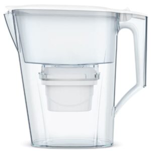 carafe filtrante aqua optima liscia blanc pj