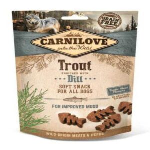 carnilove dog snack truite gr
