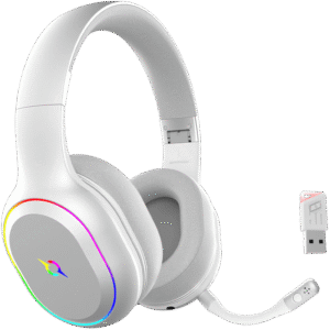 MICRO CASQUE GAMER AQIRYS LYRA SANS FIL BLANC