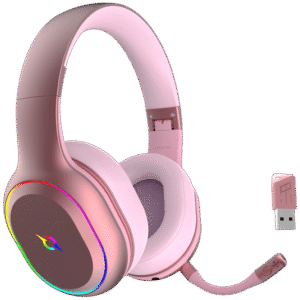 Micro Casque Gamer AQIRYS LYRA SANS FIL Rose