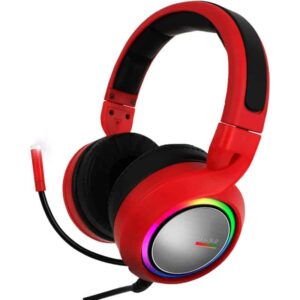 Micro Casque Gamer ABKONCORE BR REAL Rouge RGB
