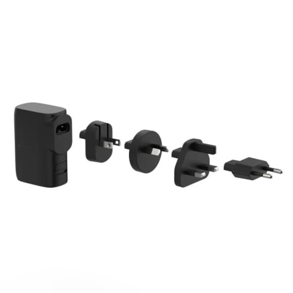 Chargeur belkin Boost charger Hybride 25 W + Power Bank 5k + Kit Adaptateur De Voyage -Noir (bpz003bt1mbk-b6) 1 chargeur belkin boost charger hybride w power bank k kit adaptateur de voyage noir bpzbtmbk b