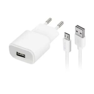 chargeur forever tc x usb a blanc cable microusb gsm