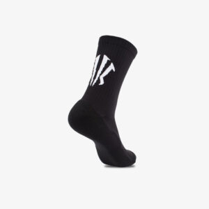 chaussette noire logo blanc sport performance