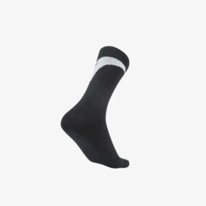 chaussettes noires bande blanche style sport unisex