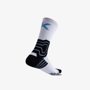 chaussettes sport blanches noir bleu anta
