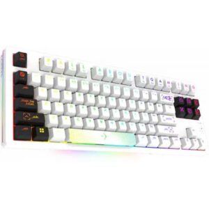 Clavier Gamer MÉCANIQUE AQIRYS ALUDRA TKL % ANTI GHOSTING RGB Blanc