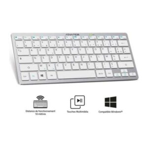 CLAVIER SANS FIL ADVANCE BT &# BLANC