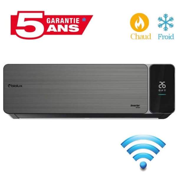 Climatiseur BIOLUX 12000 BTU inverter smart chaud & froid (M.125CFVS) 1 climatiseur biolux btu inverter smart chaud froid m cfvs
