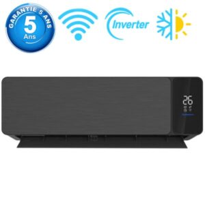 climatiseur biolux btu inverter smart chaud froid noir m cfvs