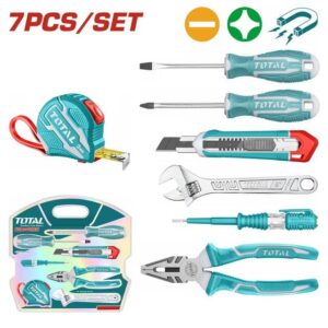 coffret outils total pieces thkthp mallette rigide pour bricolage domestique et maintenance