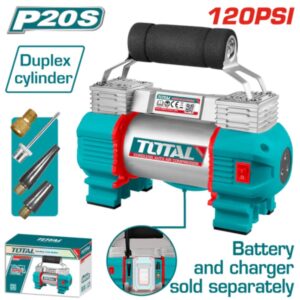 compresseur portable sans fil total ps duplex cylinder psi tacli