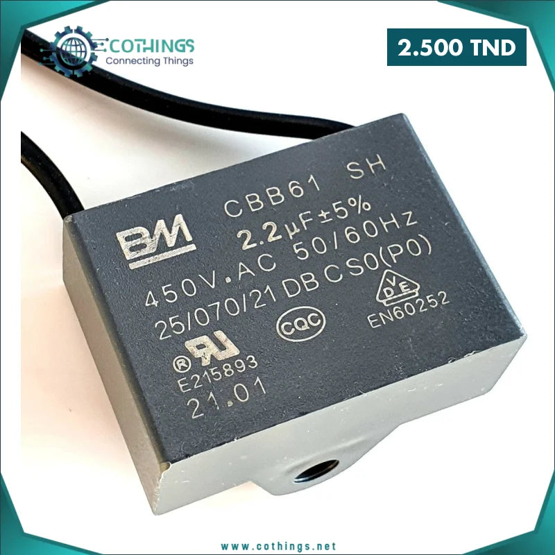 condensateur ventilateur cbb f vac cothings