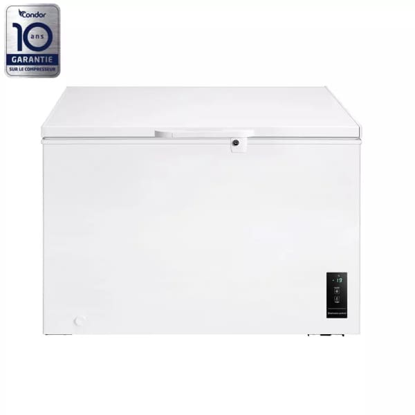 Congélateur horizontal condor 450 l blanc – Super Congélation (CFH-T45GM10) 1 congelateur horizontal condor l blanc super congelation cfh tgm