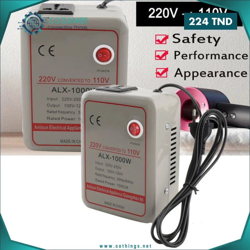 Convertisseur de tension TransDevices 2000W AC 220V vers 110V 1 convertisseur tension transdevices w ac v vers v cothings