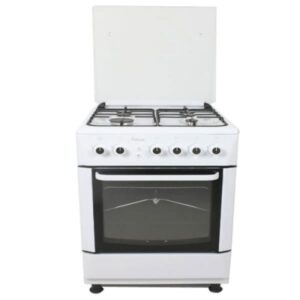cuisiniere a gaz procook feux cm blanc tgbl