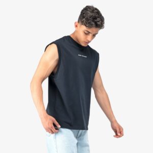 debardeur anta noir homme seasidecourt sleeveless top