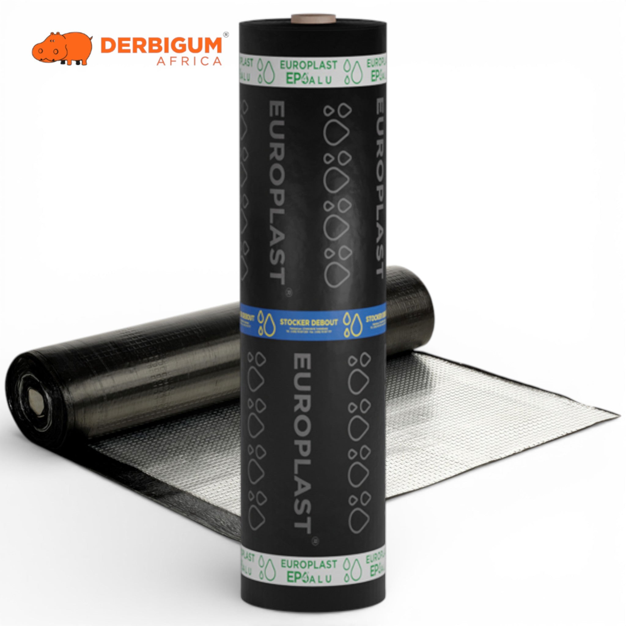 Membrane Étanchéité Toiture EP4 ALU EUROPLAST 10m² DERBIGUM 1 derbigum ep alu