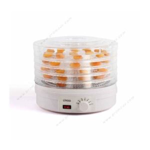deshydrateur alimentaire livoo w plateaux blanc dom