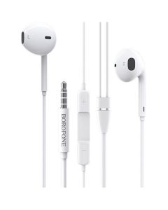 Ecouteurs Filaire BOROFONE BM M Blanc