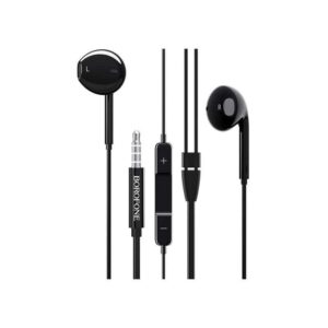 ÉCOUTEURS FILAIRE BOROFONE BM &# NOIR