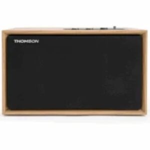 enceinte haut parleur bluetooth residentielle en bois thomson cosy w ws