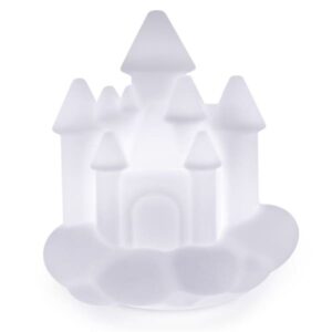 enceinte haut parleur sans fil bigben chateau lumineuse blanc btlswcastle