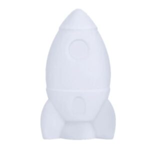 enceinte haut parleur sans fil bigben fusee lumineuse blanc btlsrocket
