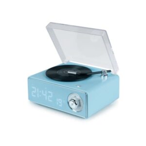enceinte retro bluetooth epok bleu bttdminibl