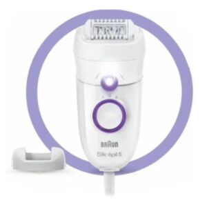 epilateur braun silk epil blanc violet se p