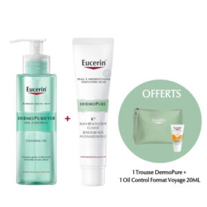 eucerin pack dermopure gel nettoyant k soin renovateur cutane trousse et oil control ml offerts jpg