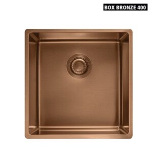 evier de cuisine infinity x boite bronze