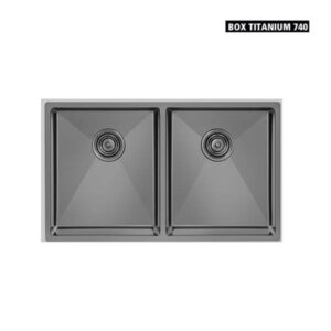 evier de cuisine infinity x boite titane