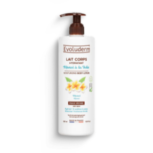 evoluderm lait de corps hydratant monoi a la folie ml hydratation et protection des peaux seches