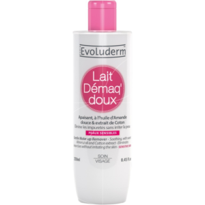 evoluderm lait demaquillant doux apaisant peaux sensibles ml