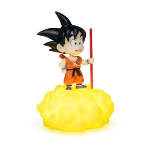 figurine lumineuse goku sur son nuage teknofun