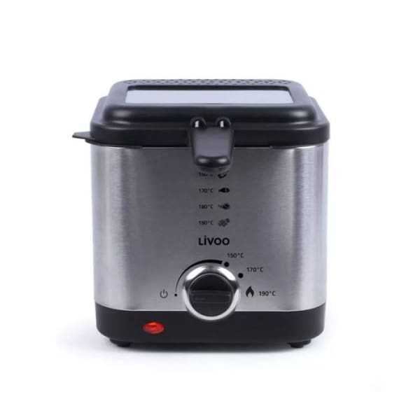 Friteuse à huile LIVOO 1.5 Litres-900W Inox (DOC240) 1 friteuse a huile livoo w inoxdoc