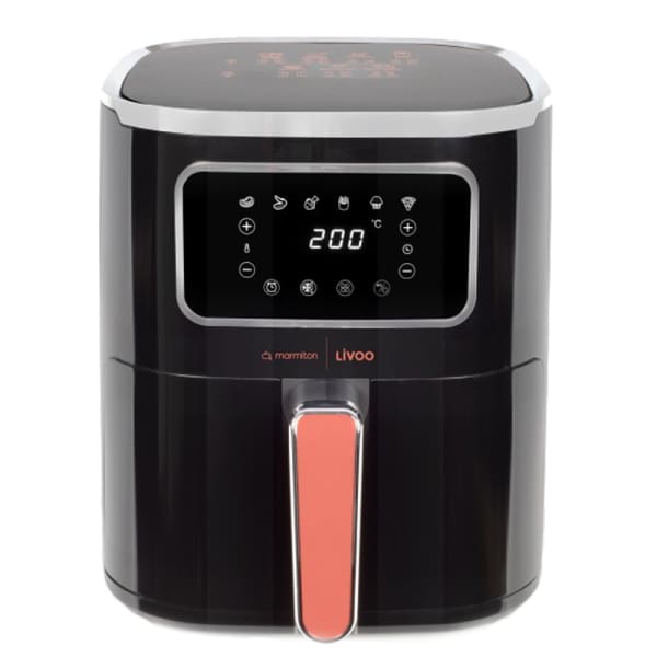 Friteuse sans huile LIVOO 5 Litres-1450W Noir (DOC294) 1 friteuse sans huile livoo litres w noir doc