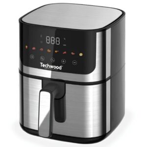 FRITEUSE SANS HUILE TECHWOOD TFR SHD L &# NOIR&#SILVER